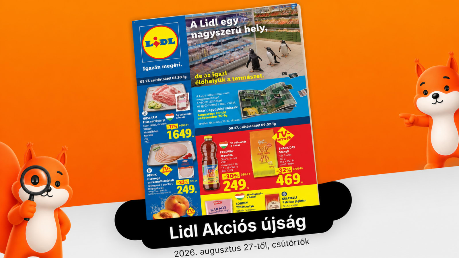 Új Lidl akciós újság 08.27.