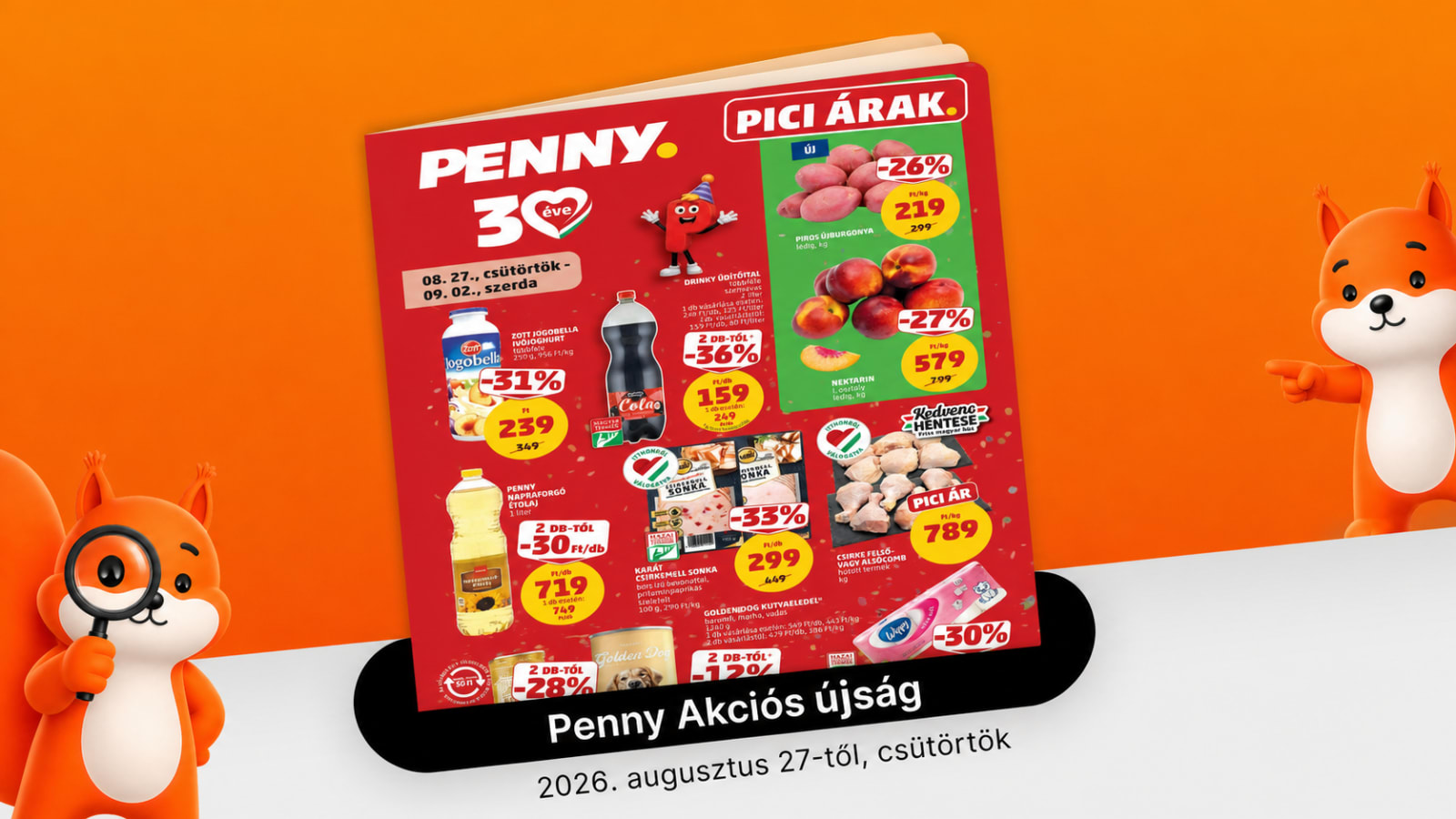 Új Penny akciós újság 08.27.